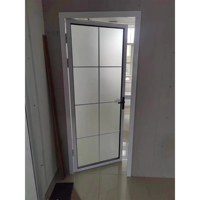 Portes battantes en aluminium à double vitrage trempé de grande taille, design moderne, nouvelle collection 2025, prix abordable pour la maison