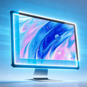 Protector de Pantalla con Filtro de Luz Azul, Material PET, BLC32"W, Antideslumbrante, Confort Ocular para Monitor, Portátil, Oficina y Hogar - Product Image 1