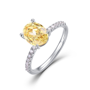 MUSHAN Jewelry Factory Pigeon Egg Colored Gemstone <strong>Ring</strong> S925 Silver <strong>Millennium</strong> Rose Cut Colored Zirconium Engagement Finger <strong>Ring</strong> - Product Image 2