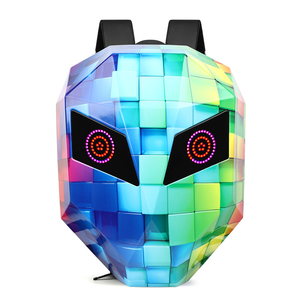 Mochila de Motocicleta Rígida de Gran Capacidad con Luz LED Ojo de Diablo, Impermeable, para Casco de Motocicleta - Product Image 6