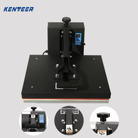 Mesin Press Panas Manual Elektrik Kenteer untuk Sablon Kaos Ukuran 40x60cm untuk Penggunaan di Rumah