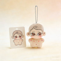 5cm Maßgefertigte Plüschpuppen Super Kawaii Anime-Figur Kopo Idol Star Seestern Weiche Stoffpuppe Schlüsselanhänger Charms