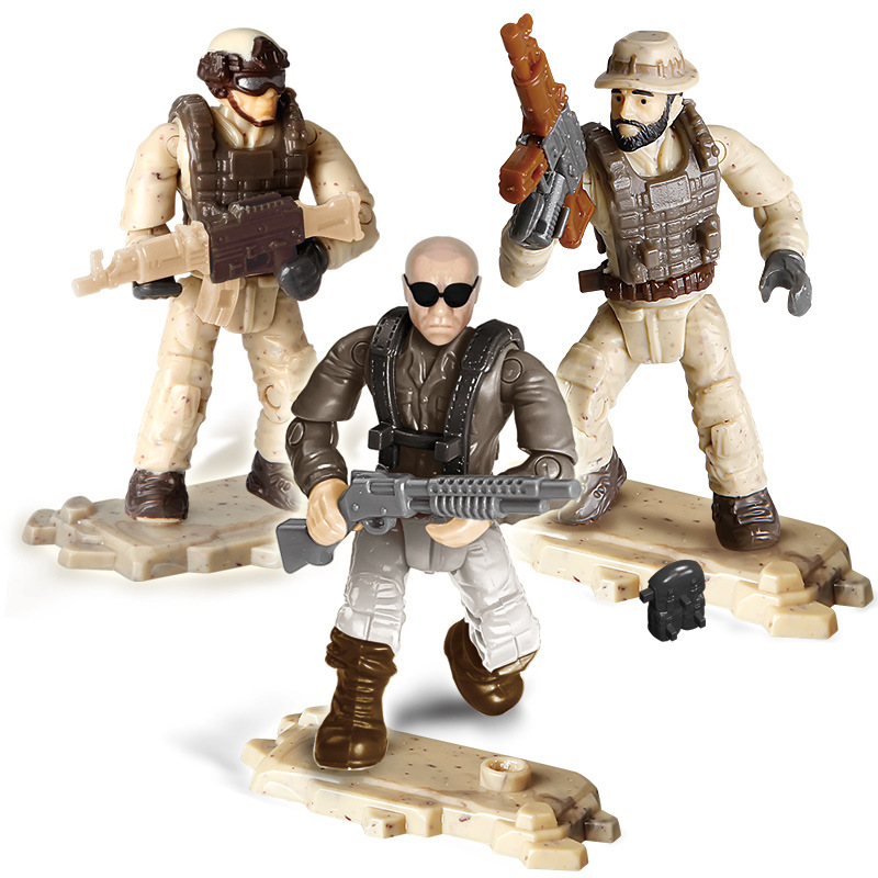 6つの混合特殊部隊アクションフィギュアアーミーマンおもちゃ