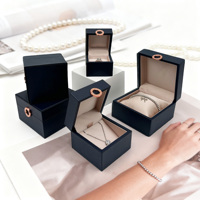 Boîte de rangement pour bijoux en cuir de diatomite FANDIJI, vente en gros, personnalisable, avec boucle métallique, LOGO disponible, 100 unités/taille, faible MOQ