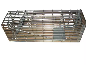 Mạnh mẽ và bền dễ dàng để cài đặt chuột lồng 16*8*8 inch thép không gỉ vuông rat <span class=keywords><strong>Trap</strong></span> với mùa xuân-nạp cơ chế - Product Image 3