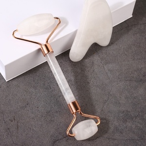 Pierre de Gua Sha en Jade Blanc, <span class=keywords><strong>Outil</strong></span> de Massage Facial Confortable et Lavable pour Application sur le Visage - Product Image 5