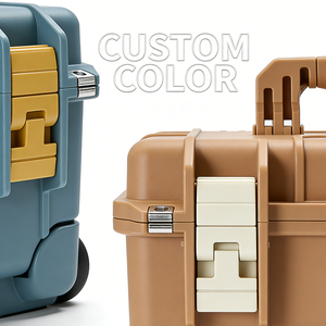 Maleta <span class=keywords><strong>de</strong></span> Herramientas <span class=keywords><strong>de</strong></span> Plástico Rígido Impermeable IP67 <span class=keywords><strong>de</strong></span> 559x358x233mm, Precio <span class=keywords><strong>de</strong></span> Fábrica, OEM, con Asa Telescópica y Espuma Acolchada - Product Image 6