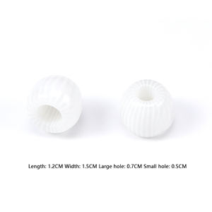 <b>Acrylic</b> Big Hole <b>Beads</b> Wholesale 16mm Irregular Gemstone <b>Bead</b> Colorful DIY Accessories for Clothing Shoes - Product Image 3