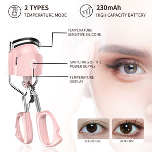 Durable Mini Rechargeable Heated Eyelash Curler 5s Quick Heating Eye <strong>Lash</strong> Curler Long-Lasting Electric Heated Beauty Tool - Product Image 4