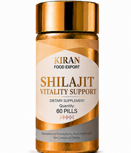 Shilajit Vitality Support, Extracto de Plantas Herbales, Cápsulas Vegetarianas, Suplemento Dietético para Energía y Rendimiento Activo - Product Image 1