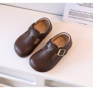 Children's Birken New Garden Trend Leather Shoes Unisex Dress Flat Bottom <b>Clogs</b> Soft Single Casual Children <b>Clogs</b> Shoes - Product Image 2