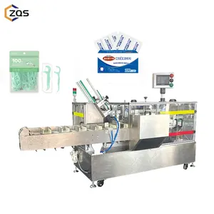 Factory Price Pillow Type Mask Packaging Machine for Dental floss stick Cosmetics Medical Supplies