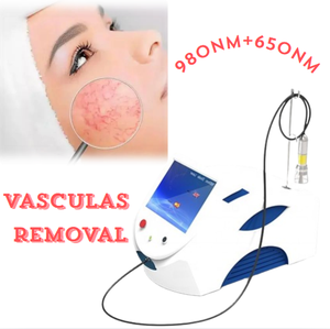 Máquina de Eliminación de Venas <span class=keywords><strong>Vasculares</strong></span> con Láser de Diodo de 980nm + 650nm para Eliminación de <span class=keywords><strong>Arañas</strong></span> <span class=keywords><strong>Vasculares</strong></span> Rojas, <span class=keywords><strong>Precio</strong></span> de Fábrica, en Venta, Eliminación de Uñas - Product Image 1