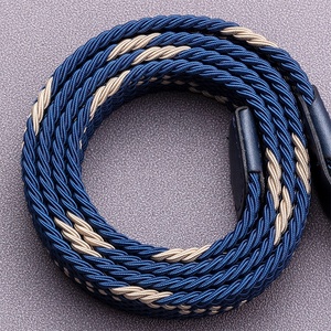 Vải dệt thời trang giản dị vuông khóa đàn hồi căng <span class=keywords><strong>Webbing</strong></span> vành đai - Product Image 5
