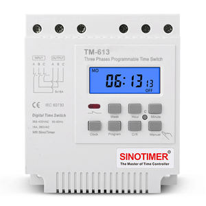 สวิตช์ตั้งเวลาแบบดิจิตอล 3 เฟส 380V รุ่น TM613-380V ตั้งโปรแกรมได้ 7 วัน สำหรับมอเตอร์ปั๊มน้ำ ปั๊มไอเสีย  ควบคุมด้วยไมโครคอมพิวเตอร์อัจฉริยะ Z11 - Product Image 2
