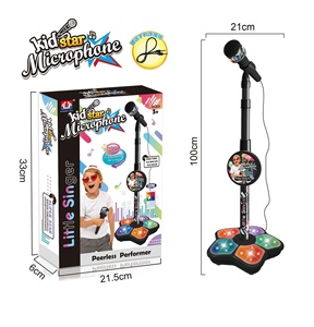 Jouets d'instruments <span class=keywords><strong>de</strong></span> <span class=keywords><strong>musique</strong></span> Jouet éducatif d'entraînement cérébral Cadeau d'anniversaire pour fille Microphone musical avec chanson populaire - Product Image 2