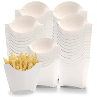 Frites pop-corn toutes sortes d'aliments délicieux emballage personnalisé conteneur de gobelets en papier kraft multicolore