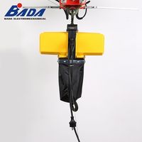 BADA 120/230V 720/680w 450/500kg voiture crochet unique télécommande sans fil palan à chaîne électrique