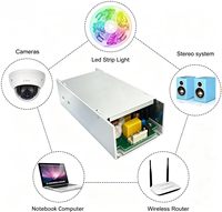 Alimentation à châssis ouvert 24V 13A 300W pour chargeur de batterie solaire DIY pour camping-car, utilisation nomade et camping