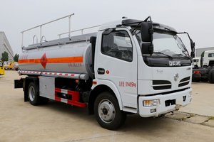Camion-citerne 4*2 117HP 10m³ en acier/alliage d'aluminium, adapté au transport d'eau/huile/liquides industriels - Product Image 3