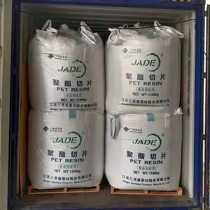 Maagdelijke Jade Sanfang Fles Kwaliteit Pet Hars Korrels Cz 302 Polyester Chips Prijs