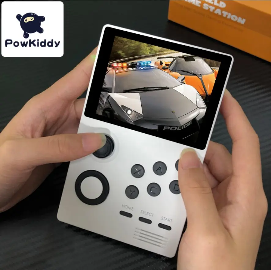 POWKIDDY A19 Pandora's Box Game Player IPS screen 3.5 inch Handheld Retro Game Console 3000+ Games Wifi Android Gaming Consoles