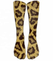 Chaussettes hautes à imprimé animal 3D, chaussettes amusantes à pattes d'animaux, chaussettes fantaisie pour cosplay d'Halloween, vente en gros transfrontalière