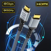 Cable ZOGOU de Fábrica al por Mayor 8K para 2.1 48Gbps 3D 60Hz EARC HDR10 HDCP Compatible con Revestimiento de PVC para Proyector y Monitor