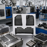 Tapis de sol semi-fermés en TPE de qualité supérieure pour BYD Atto 1 Seagull Indonésie, sur mesure, toutes saisons, vente en gros