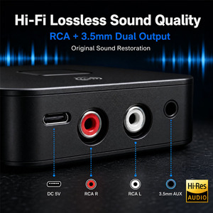 Récepteur <span class=keywords><strong>Bluetooth</strong></span> 5.0, <span class=keywords><strong>adaptateur</strong></span> de haut-parleur <span class=keywords><strong>Bluetooth</strong></span> NFC B11, haut-parleur filaire qui se transforme instantanément en haut-parleur <span class=keywords><strong>Bluetooth</strong></span> sans fil - Product Image 5