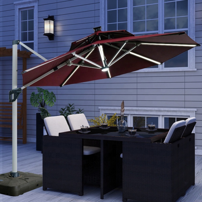 Accept Customization High Quality Outdoor Poolside Custom Umbrella Garden Balcony Patio Parasol Umbrellas Backyard