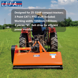 Lefa Pto Driven Efg Atv Flail Mower 25Hp Tractor Flail Mower Blades con caja de cambios resistente y martillos - Product Image 1