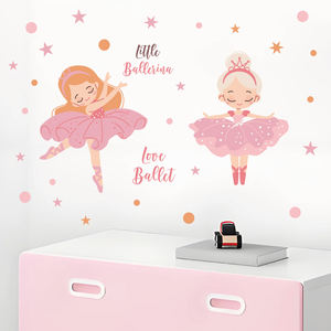 Gran oferta calcomanía <span class=keywords><strong>de</strong></span> princesa <span class=keywords><strong>de</strong></span> Ballet <span class=keywords><strong>de</strong></span> baile extraíble <span class=keywords><strong>para</strong></span> niña <span class=keywords><strong>para</strong></span> la <span class=keywords><strong>pared</strong></span> - Product Image 4