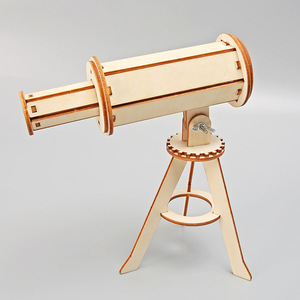 Technologie de bricolage Petit modèle de télescope astronomique Assemblé à la main pour enfants Matériel de jouet <span class=keywords><strong>Expérience</strong></span> de science physique - Product Image 5