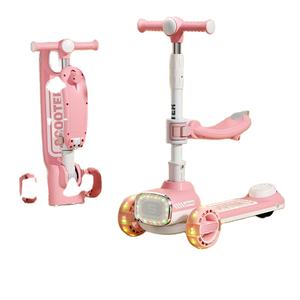 Trottinette pour enfants à 3 roues avec éclairage LED unisexe, nouveau modèle, vente chaude, trottinette idéale pour les bébés et les enfants de 3 à 12 ans - Product Image 1