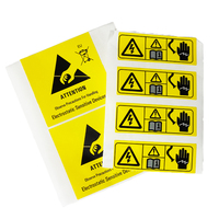 Étiquettes d'avertissement de sécurité personnalisées pour les équipements lourds et l'emballage industriel