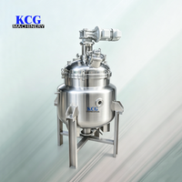 Cuve de Fermentation et d'Émulsification Horizontale KCG en Acier Inoxydable avec Agitateur Moteur, Capacité 500L, Puissance 2kW, Qualité Alimentaire, pour Usage Quotidien