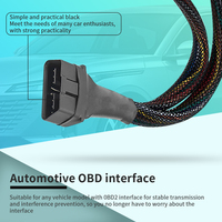 كابل تشخيص Obd2 كابل obd الخائن Obd Ii 16pin ذكر إلى مزدوج أدوات تشخيص السيارات الإناث obd2 تمديد obd y كابل