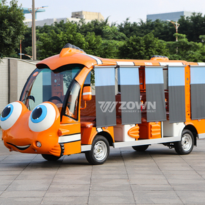 Vehículo Turístico Eléctrico con Diseño de Pez Payaso, Tipo Descapotable, para Parques Temáticos Costeros - Product Image 5
