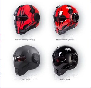 Bán chạy nhất thiết kế mới ABS sắt người đàn ông đầy đủ mặt xe máy Mũ bảo hiểm với Dual visors - Product Image 3