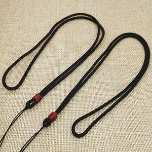 Collana con Corda Spessa 3,5 mm, Fai-da-Te, Semplice, Artigianale, in Poliammide Intrecciata, con Ciondolo in Agata e Cristallo, Gioielli in Argento - Product Image 4