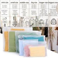 Sac à fermeture éclair mat personnalisé avec logo professionnel pour sacs de vêtements de luxe, emballage de marque de vêtements, réutilisable