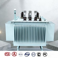 Transformateur immergé dans l'huile 500/630 kVA S13-M 10 kV/400 V Dyn11, transformateur de distribution, transformateur de puissance triphasé, refroidissement ONAN