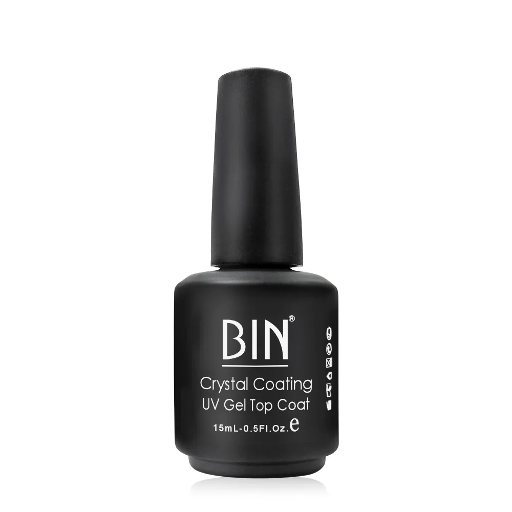 BIN Crystal Nail Gel Bottle Glitter Top Coat 15ML por resina Titan Gel Preço Celulares Android Smartphone Phone Nail Accessories