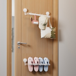 Tige de suspension de salle de bain forte <span class=keywords><strong>sans</strong></span> perceuse avec adhésif en mousse facile à installer maintient les serviettes Robes en toute sécurité <span class=keywords><strong>sans</strong></span> vis crochets - Product Image 3