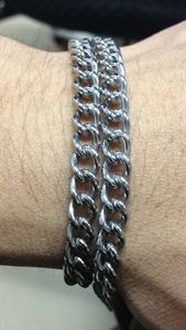 Bijoux à chaîne classique, bracelet à chaîne à billes en titane pur, bracelet ou chevillère à chaîne à maillons imperméable - Product Image 3