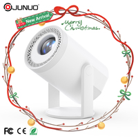 Projecteur LCD Android portable populaire 720P avec 200 lumens réels, mise en miroir sans fil de l'écran, 1 Go de RAM pour le cinéma à domicile et les voyages
