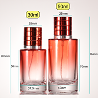Flacon de parfum vide en verre cylindrique de luxe personnalisé Dioring 3,4 oz 10 cl 100 ml rond vaporisateur d'huile rechargeable