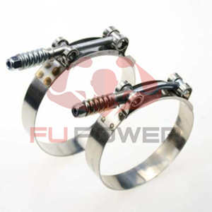 SUS304 Custom Sure Grip Worm Gear/T Bolt Manguera Abrazadera Sherley <span class=keywords><strong>Elida</strong></span> Heavy Duty Tensión constante Nueva condición - Product Image 4