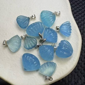 <span class=keywords><strong>Ciondolo</strong></span> in Argento Sterling 925 con Cristallo Spirituale e Conchiglia di <span class=keywords><strong>Acquamarina</strong></span> Naturale per la Guarigione dei Chakra, Anti-Stress e Anti-Ansia - Product Image 6